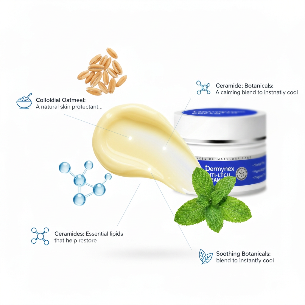 👍Dermynex Magnesium & Herbal Body Cream - Calming Topical Skin Recovery Lotion with Lavender & Arnica - Moisturizing Night Cream for Relaxing Self-Care